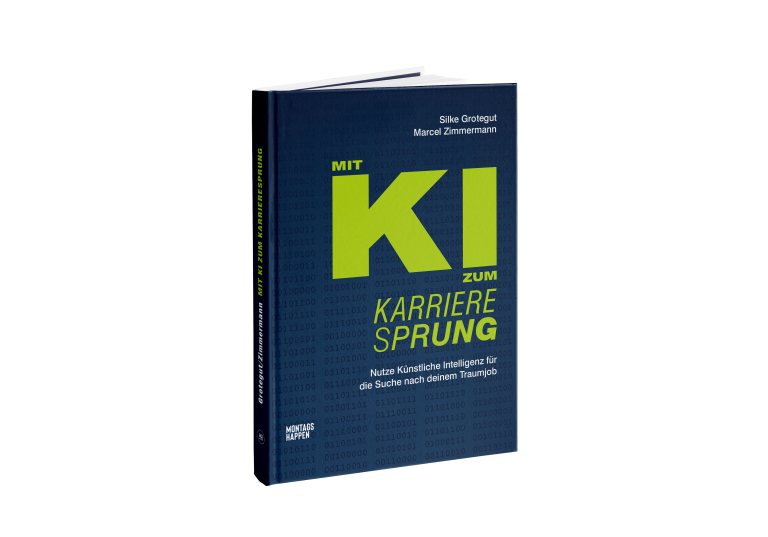 Mock Up Buch Mit KI zum Karrieresprung